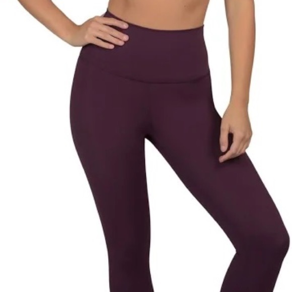 90 DEGREE BY REFLEX Wonderflex Elastic Free High Waist Capri Leggings, small - Picture 5 of 16